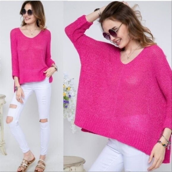 OVERSIZED TUNIC TOP - Picture 1 of 3